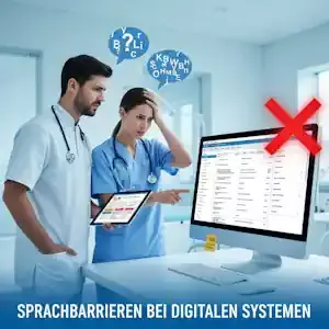 sprachbarrieren bei digitalen systemen in der arztpraxis